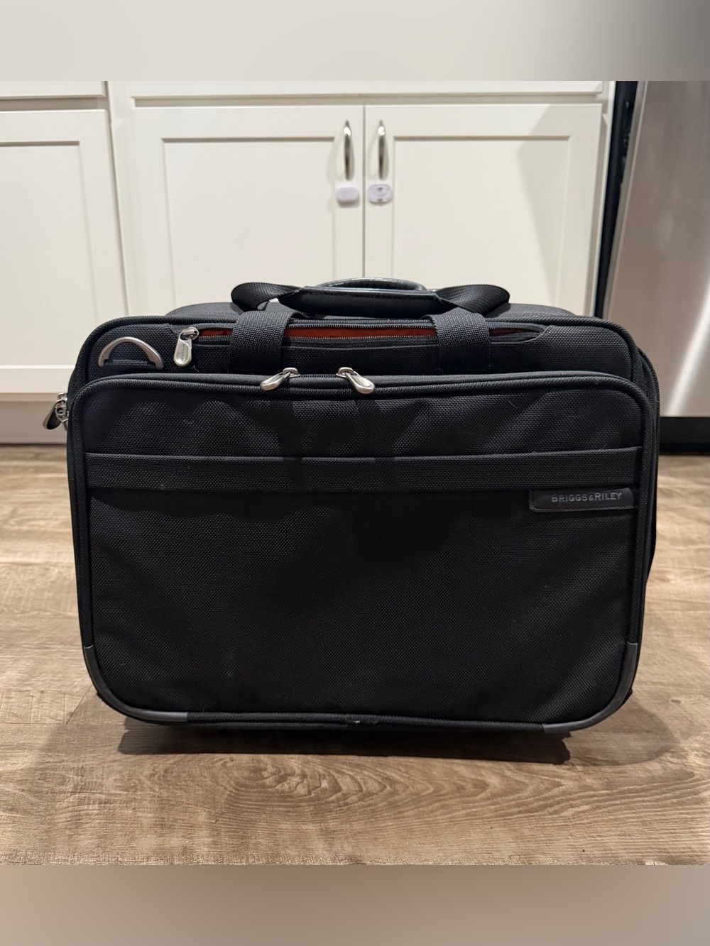 Briggs & Riley Black Rolling Wheeled Carryon Bag Laptop Travel Luggage